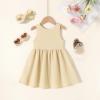 imageYOUNGER TREE Toddler Dresses Lemon Baby Girls Pineapple Fruit Dress Outfit Summer Girl Dress Spring SundressKhaki