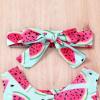 imageYOUNGER TREE Toddler Dresses Lemon Baby Girls Pineapple Fruit Dress Outfit Summer Girl Dress Spring SundressWatermelon