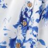 imageYOUNGER TREE Toddler Dresses Lemon Baby Girls Pineapple Fruit Dress Outfit Summer Girl Dress Spring SundressWhite Blue Floral