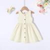 imageYOUNGER TREE Toddler Dresses Lemon Baby Girls Pineapple Fruit Dress Outfit Summer Girl Dress Spring SundressWhite Floral Dress