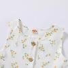 imageYOUNGER TREE Toddler Dresses Lemon Baby Girls Pineapple Fruit Dress Outfit Summer Girl Dress Spring SundressWhite Yellow Floral
