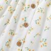 imageYOUNGER TREE Toddler Dresses Lemon Baby Girls Pineapple Fruit Dress Outfit Summer Girl Dress Spring SundressWhite Yellow Floral