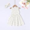 imageYOUNGER TREE Toddler Dresses Lemon Baby Girls Pineapple Fruit Dress Outfit Summer Girl Dress Spring SundressWhite Yellow Floral