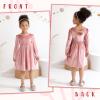 imageYOUNGER TREE Toddler Fall Dress Girl Winter Clothes Long Sleeve Velvet Dresses Princess Party OutfitsLight Pink