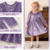 imageYOUNGER TREE Toddler Fall Dress Girl Winter Clothes Long Sleeve Velvet Dresses Princess Party OutfitsPurple Dress