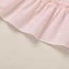 imageYOUNGER TREE Toddler Girl Dress Baby Girls Summer Clothes Ruffle Sleeve Floral Smock Beach Boho Dresses SundressPink Stripe