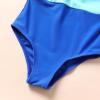 imageYOUNGER TREE Toddler Girl One Piece Swimsuit Color Block Stripe Swimwear Summer Beach Bathing Suit 12M5TBlue Color Blockbowknot