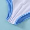 imageYOUNGER TREE Toddler Girl One Piece Swimsuit Color Block Stripe Swimwear Summer Beach Bathing Suit 12M5TBlue Stripe