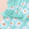 imageYOUNGER TREE Toddler Girl One Piece Swimsuit Color Block Stripe Swimwear Summer Beach Bathing Suit 12M5TBluedaisy