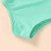 imageYOUNGER TREE Toddler Girl One Piece Swimsuit Color Block Stripe Swimwear Summer Beach Bathing Suit 12M5TBright Green1