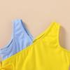 imageYOUNGER TREE Toddler Girl One Piece Swimsuit Color Block Stripe Swimwear Summer Beach Bathing Suit 12M5TCoral Red Flower