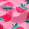imageYOUNGER TREE Toddler Girl One Piece Swimsuit Color Block Stripe Swimwear Summer Beach Bathing Suit 12M5TCute Strawberry