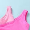 imageYOUNGER TREE Toddler Girl One Piece Swimsuit Color Block Stripe Swimwear Summer Beach Bathing Suit 12M5THot Pink Color Block