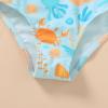 imageYOUNGER TREE Toddler Girl One Piece Swimsuit Color Block Stripe Swimwear Summer Beach Bathing Suit 12M5TMarine Organism