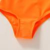 imageYOUNGER TREE Toddler Girl One Piece Swimsuit Color Block Stripe Swimwear Summer Beach Bathing Suit 12M5TOrangelittle Flowers