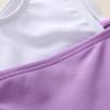 imageYOUNGER TREE Toddler Girl One Piece Swimsuit Color Block Stripe Swimwear Summer Beach Bathing Suit 12M5TPurple and Yellow Flowers