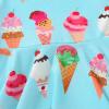 imageYOUNGER TREE Toddler Girls Donut Dress Doughnut Print OnePiece Skirt Sleeveless Princess Floral DressBlueice Cream