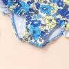 imageYOUNGER TREE Toddler Girls Two Pieces Swimsuit Color Block Stripe Swimwear Summer Beach Bathing Suit 18M5TBlue Flower