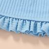 imageYOUNGER TREE Toddler Girls Two Pieces Swimsuit Color Block Stripe Swimwear Summer Beach Bathing Suit 18M5TBlue2