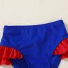 imageYOUNGER TREE Toddler Girls Two Pieces Swimsuit Color Block Stripe Swimwear Summer Beach Bathing Suit 18M5TBlueyellow