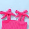 imageYOUNGER TREE Toddler Girls Two Pieces Swimsuit Color Block Stripe Swimwear Summer Beach Bathing Suit 18M5TPink2