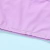 imageYOUNGER TREE Toddler Girls Two Pieces Swimsuit Color Block Stripe Swimwear Summer Beach Bathing Suit 18M5TPurpleflower