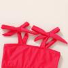 imageYOUNGER TREE Toddler Girls Two Pieces Swimsuit Color Block Stripe Swimwear Summer Beach Bathing Suit 18M5TRedflower2