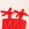 imageYOUNGER TREE Toddler Girls Two Pieces Swimsuit Color Block Stripe Swimwear Summer Beach Bathing Suit 18M5TRedstrawberry2