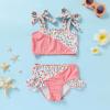 imageYOUNGER TREE Toddler Girls Two Pieces Swimsuit Color Block Stripe Swimwear Summer Beach Bathing Suit 18M5TS Yellow