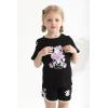 imageYOUNGER TREE Toddler Infant Baby Girls Summer Outfits Leopard Print Short Sleeve Pocket TShirt Tops Pants Clothes SetsBlackcow