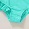 imageYOUNGER TREE Toddler Swimsuit Girl Color Block Stripe OnePiece Swimwear Baby Girl Bathing SuitsColor Blockpink Orange Green