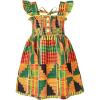 imageYOUNGER TREE African Baby Clothes Girl Dashiki Ankara Outfit SetSleeveless Button Dress