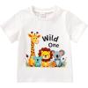 imageYOUNGER TREE Baby Boy Clothes 1 Year Old Boy Clothes First Birthday Outfit Boy Short Sleeve TShirt Infant Boy Summer OutfitsWhite and Wild One