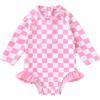 Pink Checkerboard