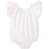 White Ruffle Sleeve