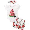 imageYOUNGER TREE Newborn Infant Baby Girl Clothes Romper Shorts Set Floral Summer Outfits Cute Baby Girl ClothingAnts Like Summer