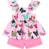 Butterfly+pink Shorts