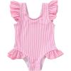 Pink Stripes+ruffle