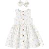 White Yellow Floral