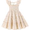 Khaki Dress White Floral