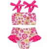 imageYOUNGER TREE Toddler Girls Two Pieces Swimsuit Color Block Stripe Swimwear Summer Beach Bathing Suit 18M5TRoseoflower