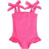 Bright Pink Wrinkle Fabric