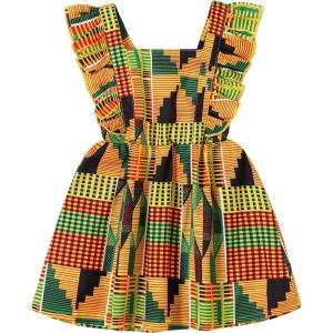 imageYOUNGER TREE African Baby Clothes Girl Dashiki Ankara Outfit SetDress