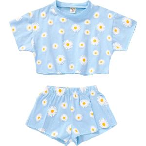 imageYOUNGER TREE babygirls PlaywearBlue Chrysanthemum