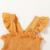 imageToddler Baby Girls Dress Floral Embroidered Boho Sleeveless Beach Butterfly SundressGinger and Flowers