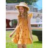 imageToddler Baby Girls Dress Floral Embroidered Boho Sleeveless Beach Butterfly SundressGinger and Flowers