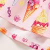 imageToddler Baby Girls Summer Skirt Ice Cream Print Sleeveless Strap Backless DressCandy Ice Cream