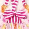 imageToddler Baby Girls Summer Skirt Ice Cream Print Sleeveless Strap Backless DressCandy Ice Cream
