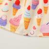 imageToddler Baby Girls Summer Skirt Ice Cream Print Sleeveless Strap Backless DressYellow Ice Cream