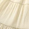 imageYOUNGER TREE Toddler Baby Girls Dress Summer Ruffle Sleeve Halter Casual Kids Beach SundressApricot